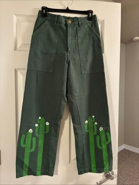 Big Bud Press Cactus Paint Stamp Work Pants